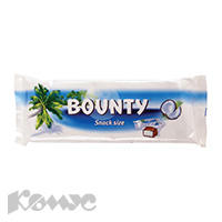 Шоколадные мини-батончики Bounty (упаковка из 7 штук по 27.5