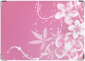 Розовые цветы\r\nОбложка на паспорт Lana