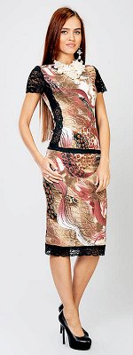Великолеплый трикотажный костюм 8357/8357a