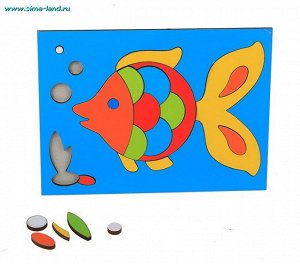 468985 Головоломка "Собери картинку рыбка"
© Наша разработка (защищено авторским правом)
Артикул:
Размеры:20x14,5x0,5
Материал: дерево