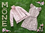 1054	курточка с утеплителем, рюши шифон