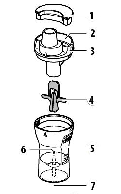 Набор для ингаляторов (небулайзерная камера) для 28,29,30