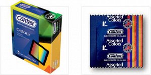 КОНТЕКС презервативы Colour (разноцветные) №3