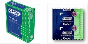 КОНТЕКС презервативы Dotted (с точками) №3