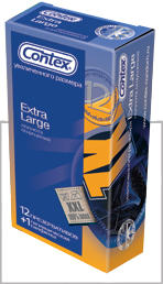 КОНТЕКС презервативы Extra Large (увеличенного размера) №12
