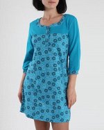 ЭЙС Сорочка ноч.жен. 110595ф
Цвет: бирюзовый/т.коричневый