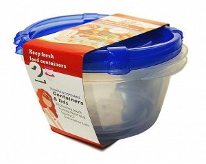 8144 Н-р конт-ров д/хр.продуктов,заморозки,СВЧ,2шт,1,5л ВЭД 8144