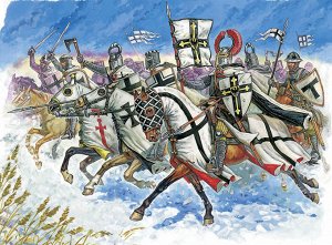 ТМ Звезда Рыцари Тевтонского ордена (17 конных фигурок) арт.8004