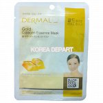 Dermal Коллагеновая маска-салфетка с золотом