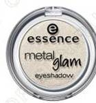 .essence Тени для век/metal glam eyeshadow/сияющий снежный т.