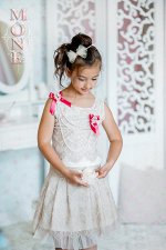 1201-1	кофта трикотаж, французские кружева, декор съемные бу