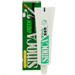 012027 "Smoca" Green" Зубная паста для курящих со вкусом мяты и эвкалипта 120г 1/120
