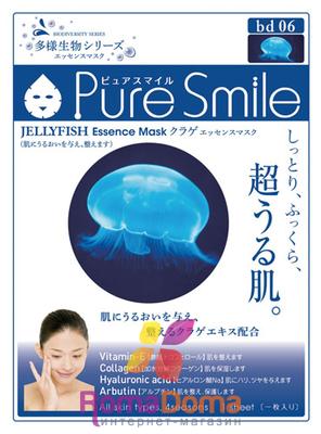 019909 "Pure Smile" "Living Essences" Регенерирующая маска для лица с эссенцией медузы 23мл. 1/600