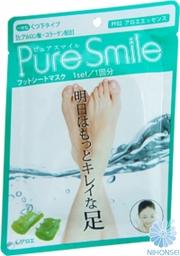 005230 "Pure Smile" Питательная маска для ступней с эссенцией алоэ 18г 1/200