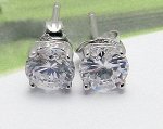 Серьги , циркон , СЦ2г 0.9гр