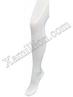 колготки 9о11 03 однотонные белые