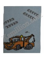 колготки 9р15 07 с рисунком голубой