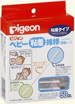 Pigeon Палочки ватные с липкой поверхностью 50шт