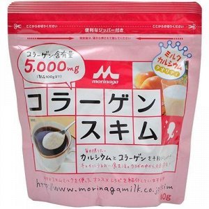 Morinaga Обезжиренное молоко с  Коллагеном и Кальцием