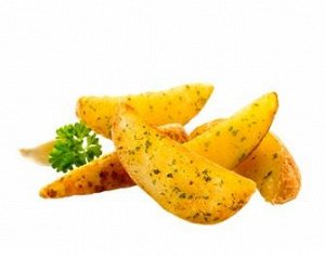 Дольки с кожурой с чесн. и пр.травами (LUTOSA potato wedges with garlic and fine herbs) 2.5 кг.