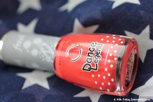 79 оранжево-розовый шиммер в теле лака