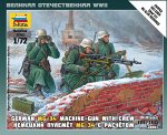 Немецкий пулемет МГ-34 с расчётом 1939-42гг (зима)