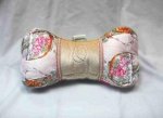 Подушка &quot;косточка&quot; Вел.Жаккард (розовая) 20х42