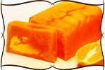 Мыло ручной работы с люфой Мандарин