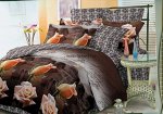 Поплин (115гр) 3D - Чайные розы