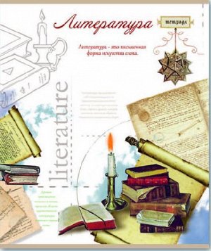 Красивое оформление тетради по литературе FEN27128 Бумажная продукция и прочая канцелярия