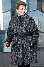 1236  Пальто &quot;Луиджи&quot;- черный