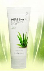 The Face Shop Пенка для умывания с экстрактом алоэ HERB DAY