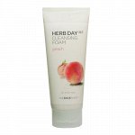 The Face Shop Пенка для умывания с экстрактом персика HERB D