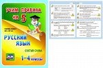 ФГОС Русский язык. Состав слова. 1-4 классы. Таблица-плакат 420х297,(А3 свернут в А5)