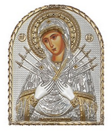 серебряные иконы из Греции
