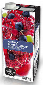 Натуральный сок &quot;Chabaa&quot;  Гранат, виноград, черника