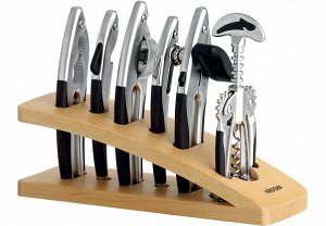 Набор кухонных инструментов матовый хром 7 предметов серия UNDINA NADOBA