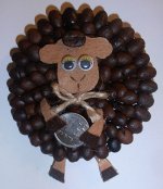 Кофейная овечка денежная