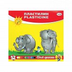 Пластилин Гамма &quot;Юный художник&quot; NEW, 12 цветов, 168г, со стеком, картон. упак.