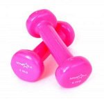 Гантели виниловые Star Fit AB6034 0,5 кг розовые (пара)