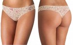 CLE STM215/1 Стринги жен.желты Цвет: multicolor