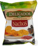 Чипсы кукурузные &quot;Начос&quot; &quot;DELICADOS&quot; с кусочками оливок и па