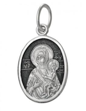 Образ серебряный Богородица Воспитание