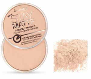 Rimmel Cпресованная Пудра Stay Matte Re-pack Ж Товар 006 тон (champagne)