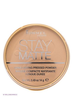 Rimmel Cпресованная Пудра Stay Matte Re-pack Ж Товар 005 тон (silky beige)