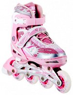 Ролики раздвижные алюм.рама Sydney pink  BW-122-1