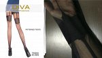 D-321 Diva колготки фантазийные Victoria 40 DEN Черный