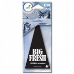 Ароматизатор подвесной пластинка &quot;BIG FRESH&quot; (чёрный лед)