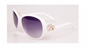 Солнцезащитные очки белые с петельками на дужках