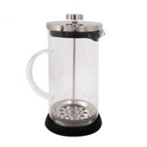 Чайник/кофейник (кофе-пресс) стеклянный  GFP01-600ML, цвет - черный